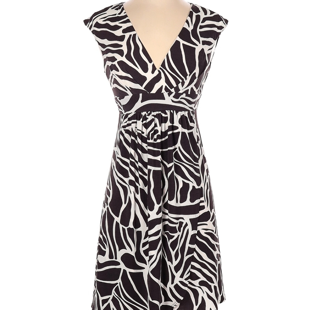 BCX - Brown and White Dress, Size S